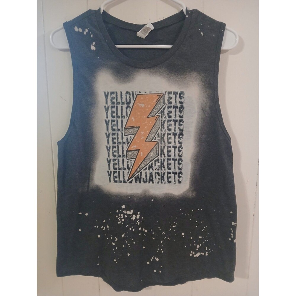 Mineola Yellow Jackets Tank Top Women's Size XL Team Spirit Sports